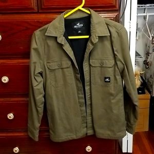 Hollister olive jacket